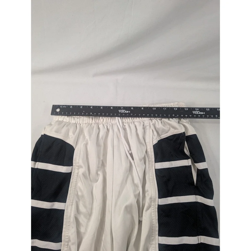 2011 Air Jordan 11 Concord Silky Dazzle Off White Black Shorts 395417-101 Mediun